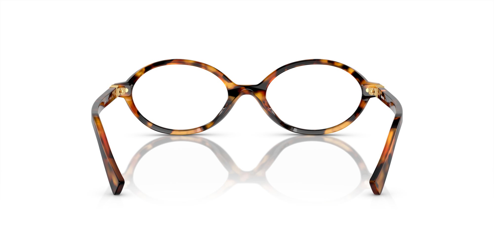 Eyeglasses Miu Miu MU 01XV (19P1O1) color havana chiaro shape oval lenses lente demo