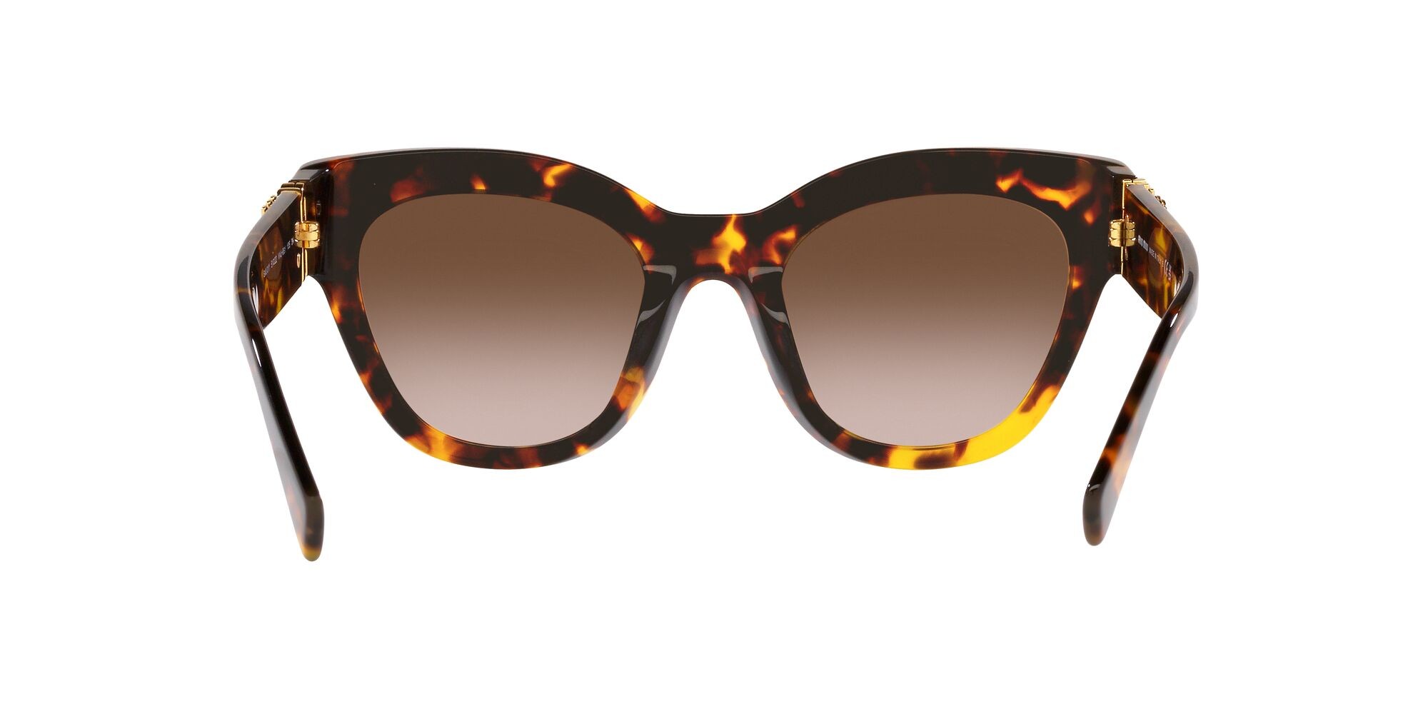 Sonnenbrillen Miu Miu MU 01YS (VAU6S1) farbe havana miele form quadratisch gläser marrone sfumato