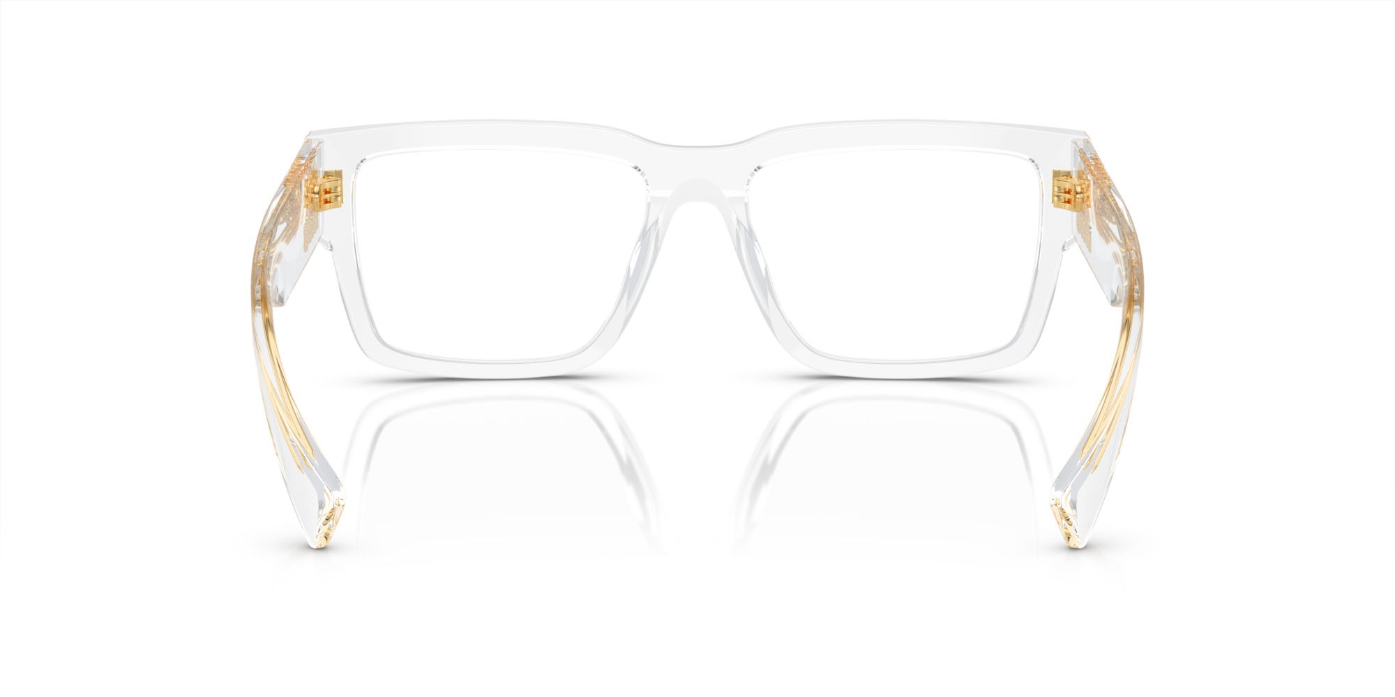 Eyeglasses Miu Miu MU 02XV (2AZ1O1) color trasparente shape rectangle lenses lente demo