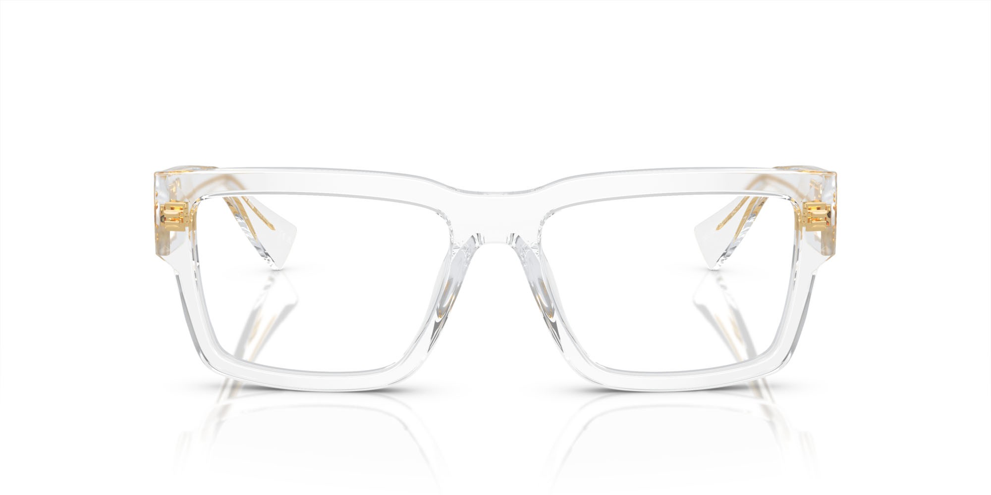 Eyeglasses Miu Miu MU 02XV (2AZ1O1) color trasparente shape rectangle lenses lente demo