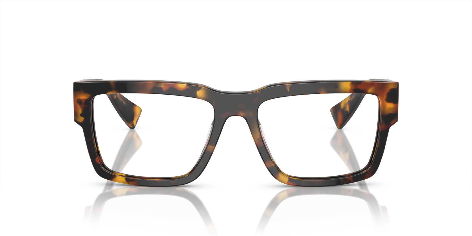 Eyeglasses Miu Miu MU 02XV (VAU1O1) color miele tartarugato shape rectangle lenses lente demo