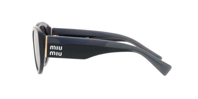 Sunglasses Miu Miu MU 03WS (06U5D1) color grey opal shape irregular lenses grey gradient