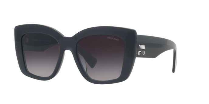 Sonnenbrillen Miu Miu MU 04WS (06U5D1) farbe grey opal form quadratisch gläser grey gradient