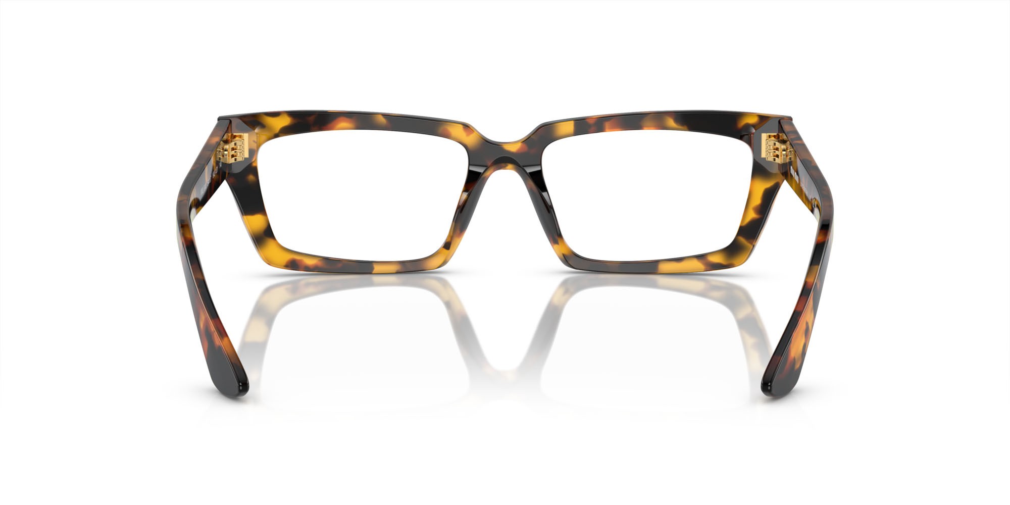 Eyeglasses Miu Miu MU 04XV (VAU1O1) color havana miele shape rectangle lenses lente demo
