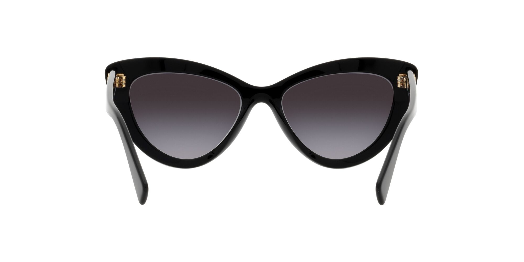Sonnenbrillen Miu Miu MU 04YS (1AB5D1) farbe nero form cat-eye gläser grigio sfumato