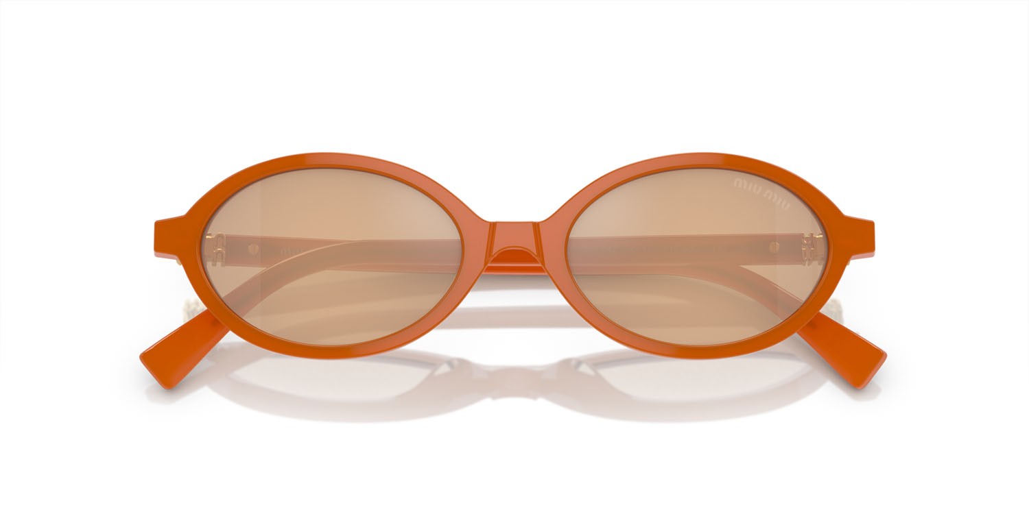 Sonnenbrillen Miu Miu MU 04ZS (11V40D) farbe turmenic opal form oval 