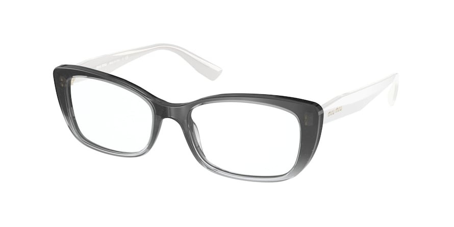 Brillen Miu Miu Core collection MU 07TV (1141O1) farbe black gradient form rechteckig gläser demo lens