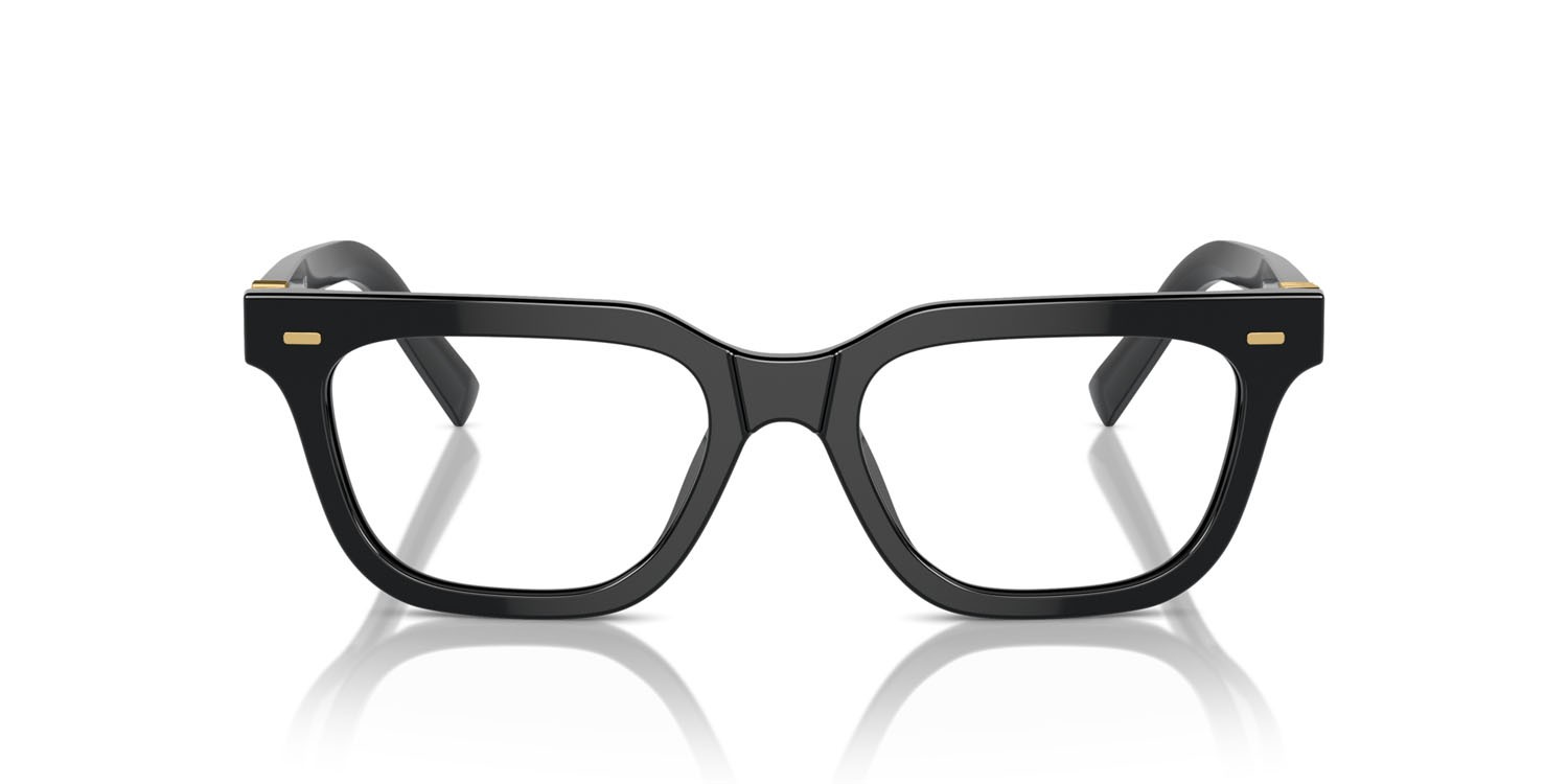 Eyeglasses Miu Miu MU 07XV (16K1O1) color nero shape rectangle lenses lente demo
