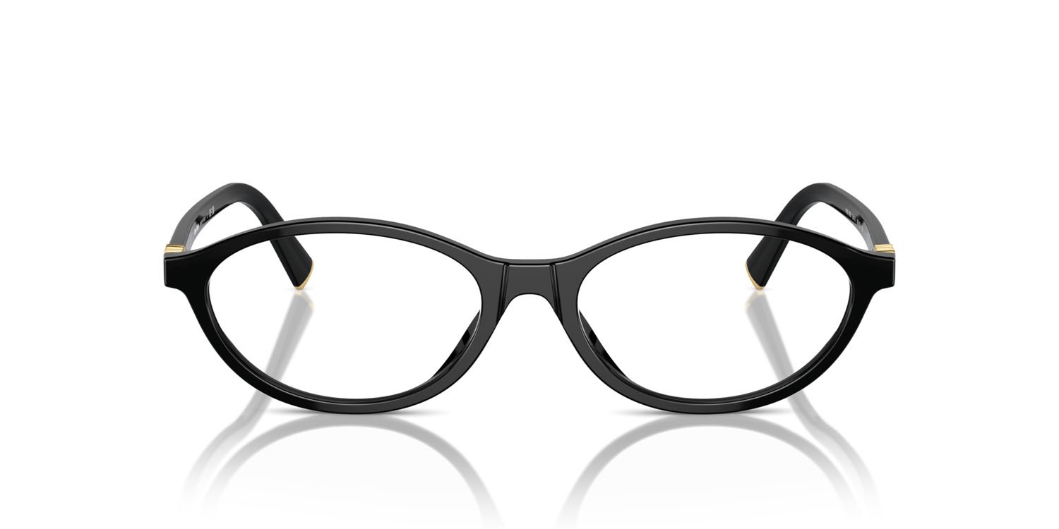 Occhiali da vista Miu Miu MU 09XV (16K1O1) colore nero forma ovale lenti lente demo