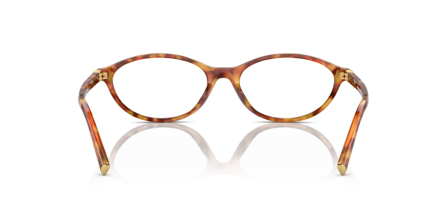 Eyeglasses Miu Miu MU 09XV (4BW1O1) color havana chiaro shape oval lenses lente demo