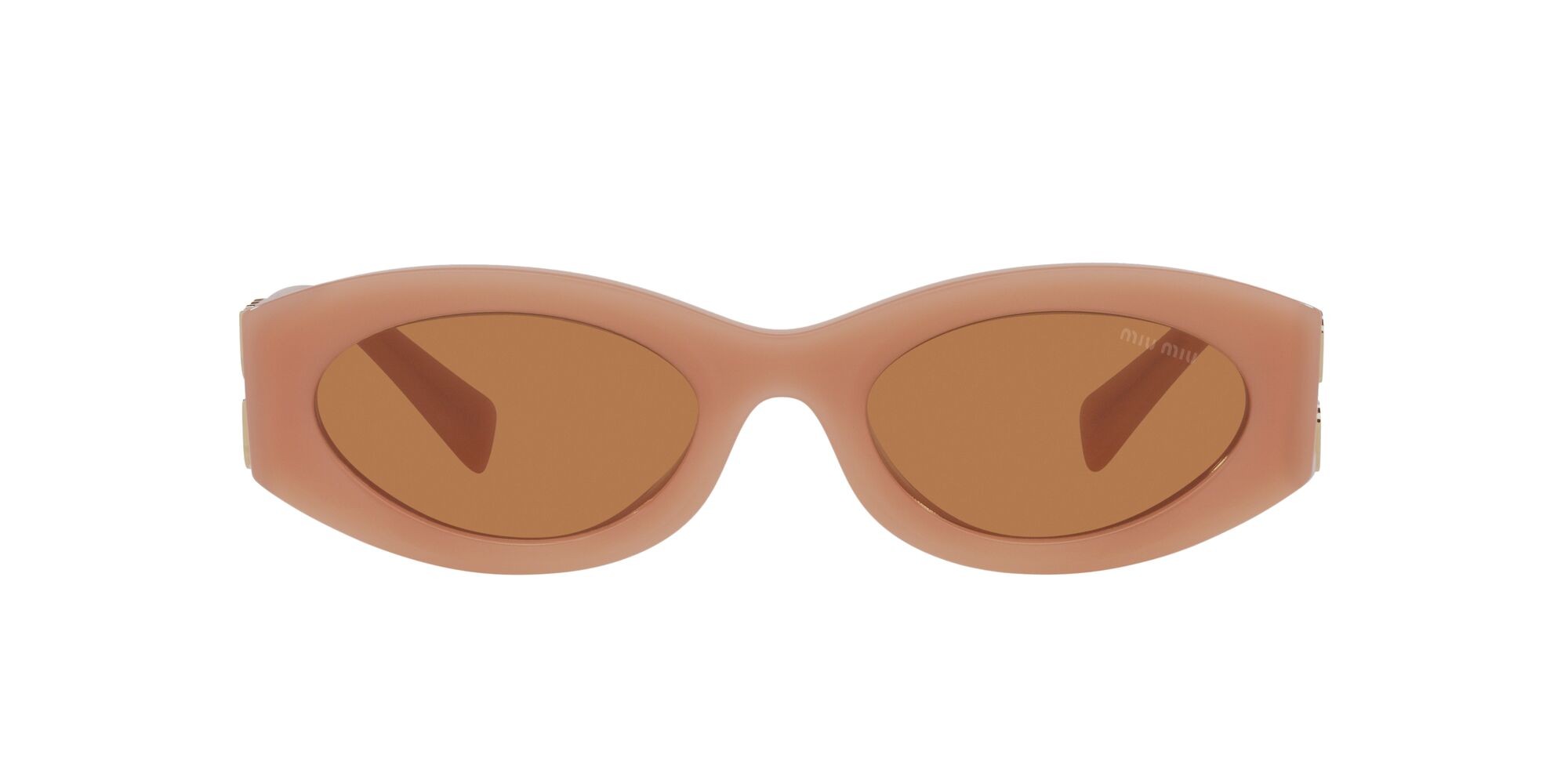 Sonnenbrillen Miu  MU 11WS (14H2Z1) farbe caramello form oval gläser marrone
