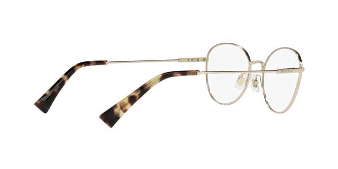 Brillen Miu Miu MU 50UV (AAV1O1) farbe black form pantos gläser demo lens