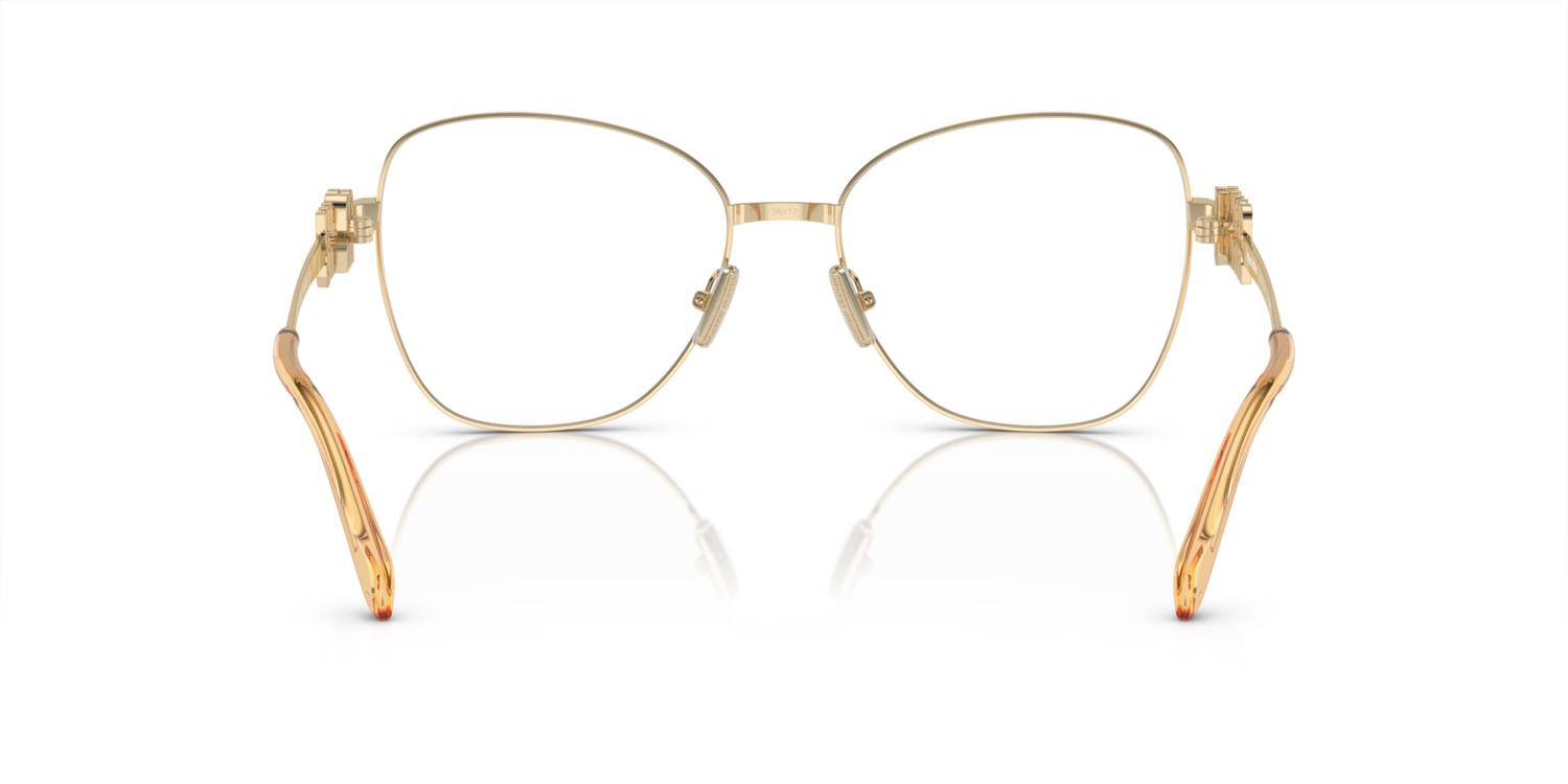 Eyeglasses Miu Miu MU 50XV (14M1O1) color beige shape aviator lenses lente demo
