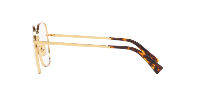 Brillen Miu Miu MU 52VV (5AK1O1) farbe oro form pantos gläser lente demo