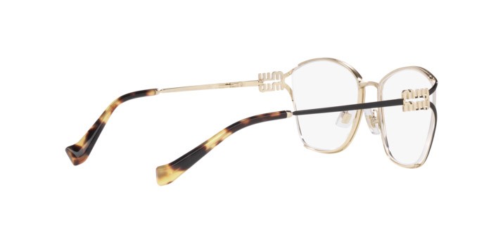 Brillen Miu Miu MU 53UV (AAV1O1) farbe black form unregelmäßig gläser demo lens