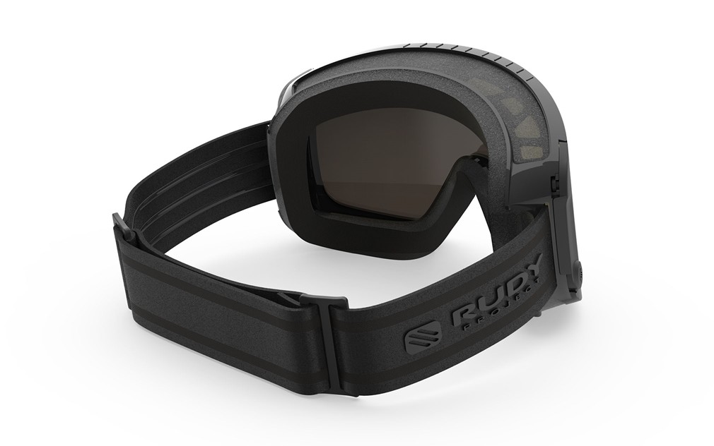 Ski and snowboard goggles Rudy Project Spincut MK215703-0000 color black gloss lenses multilaser gold dl