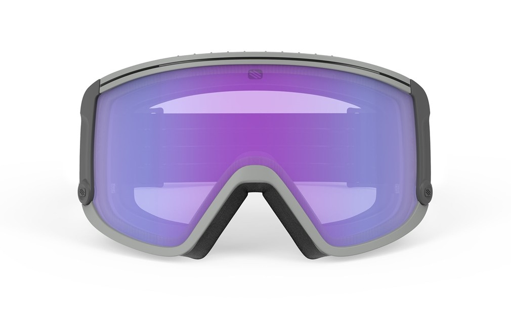 Ski and snowboard goggles Rudy Project Spincut MK217504-0000 color light grey matte lenses impactx™ photoc. 2ls purple dl
