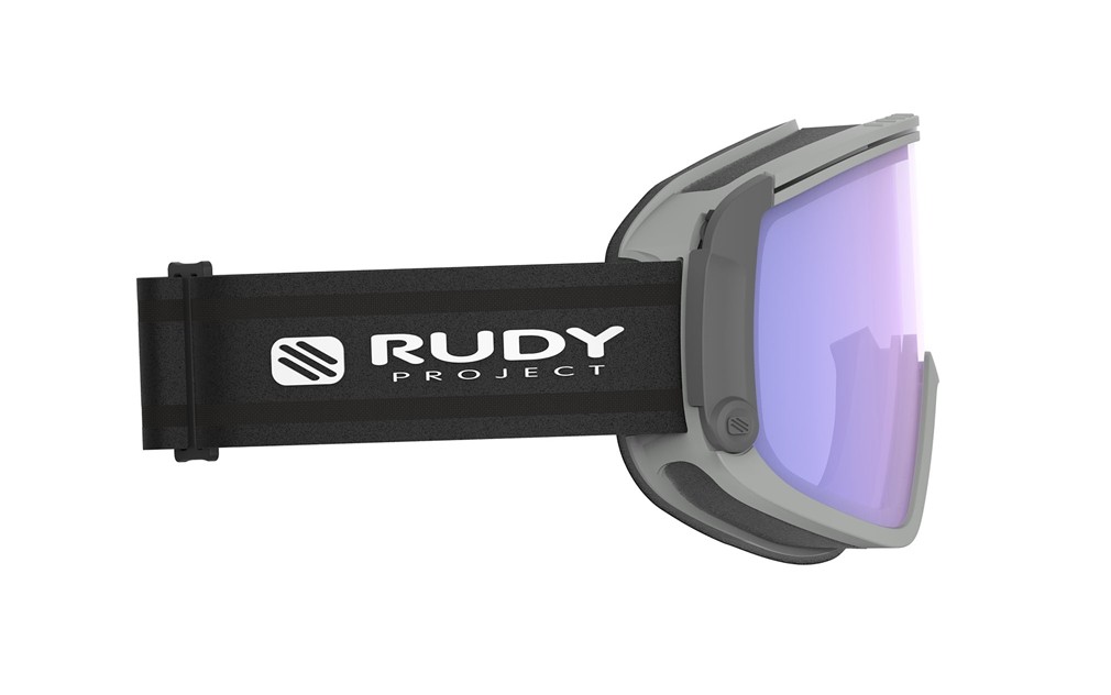 Ski and snowboard goggles Rudy Project Spincut MK217504-0000 color light grey matte lenses impactx™ photoc. 2ls purple dl