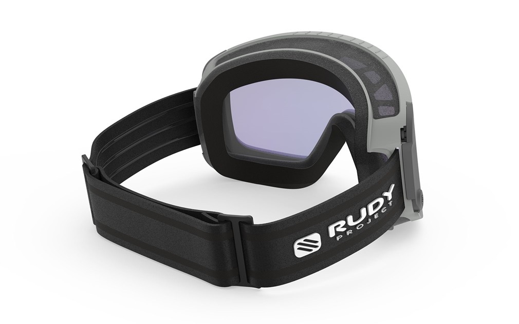 Ski and snowboard goggles Rudy Project Spincut MK217504-0000 color light grey matte lenses impactx™ photoc. 2ls purple dl