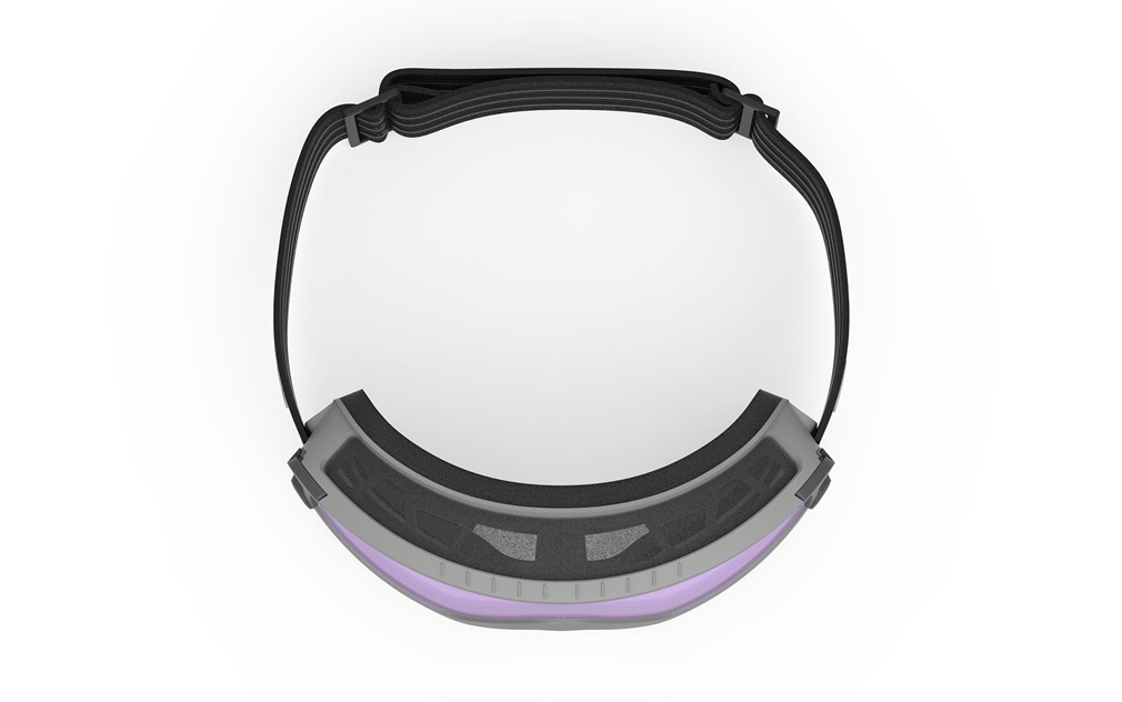 Ski and snowboard goggles Rudy Project Spincut MK217504-0000 color light grey matte lenses impactx™ photoc. 2ls purple dl
