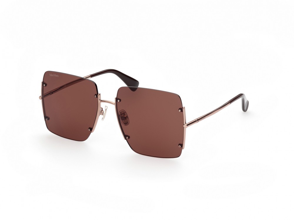Sonnenbrillen MaxMara Malibu2 MM0002-H (38E) farbe bronzo / altro form quadratisch gläser marrone 