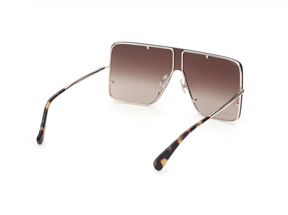 Sonnenbrillen MaxMara Malibu3 MM0004 (32F) farbe oro  form maske gläser marrone grad.