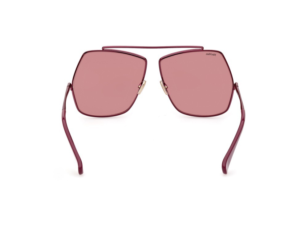 Sonnenbrillen MaxMara Elsa MM0006 (81Y) farbe viola lucido form geometrisch gläser viola