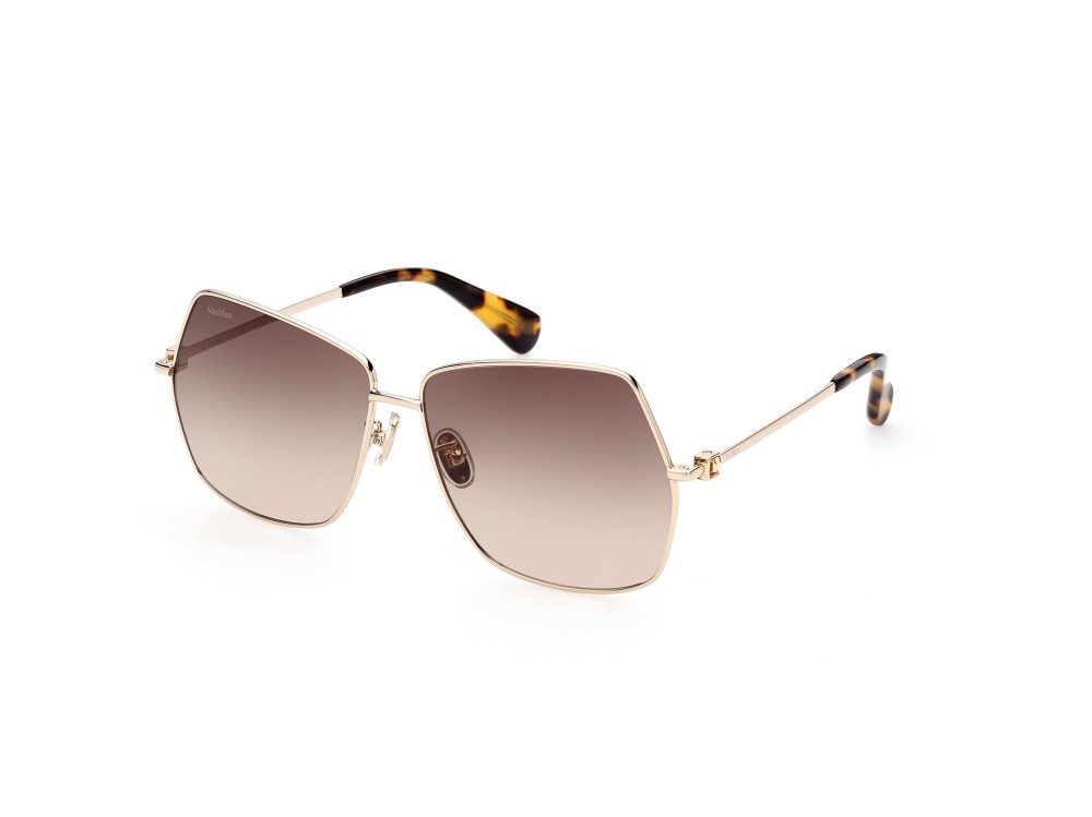 Sonnenbrillen MaxMara Jewel MM0035-H (32F) farbe oro  form geometrisch gläser marrone grad.