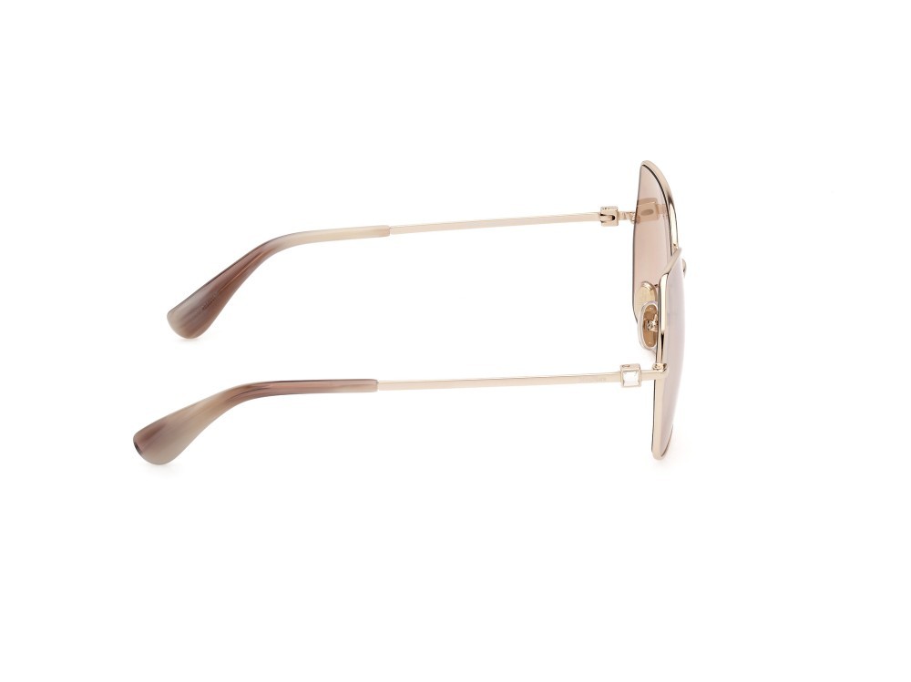 Sonnenbrillen MaxMara Jewel MM0035-H (32G) farbe oro  form geometrisch gläser marrone specchiato