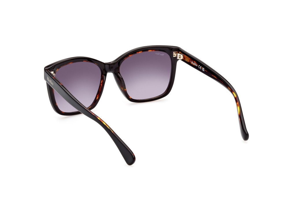 Sonnenbrillen MaxMara Logo9 MM0042 (05B) farbe nero / altro form quadratisch gläser fumo grad.