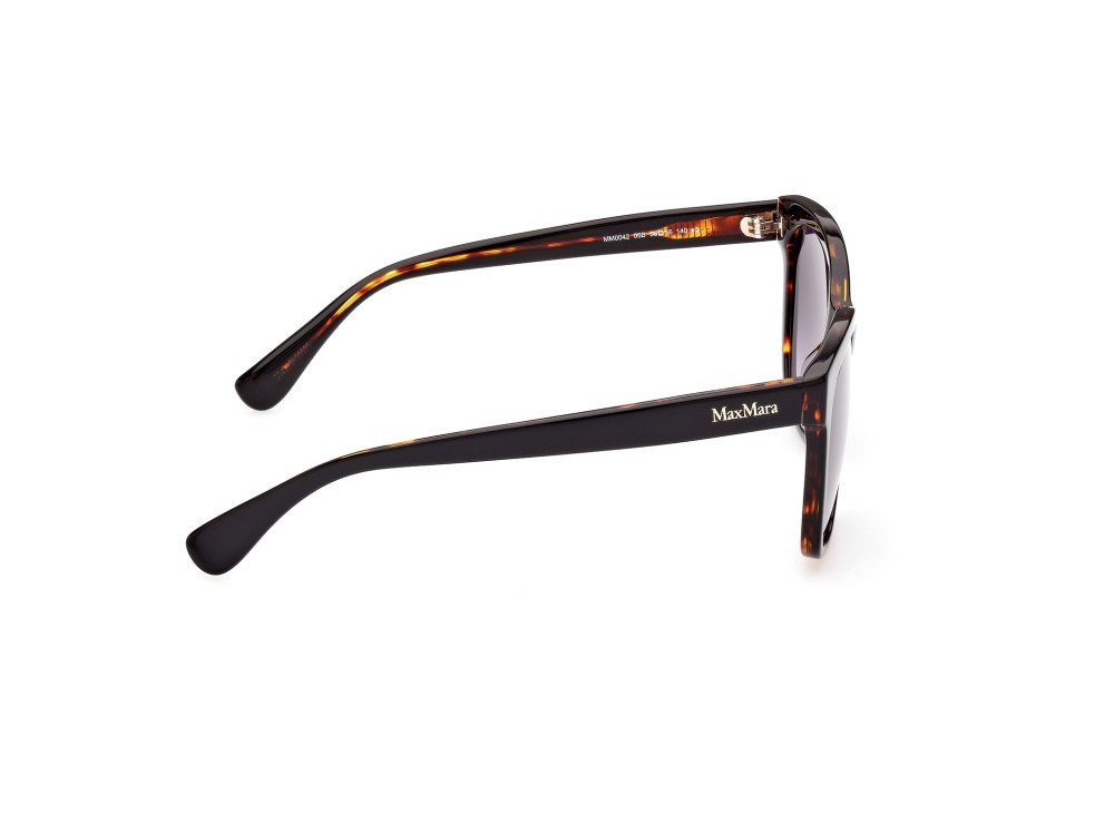 Sonnenbrillen MaxMara Logo9 MM0042 (05B) farbe nero / altro form quadratisch gläser fumo grad.