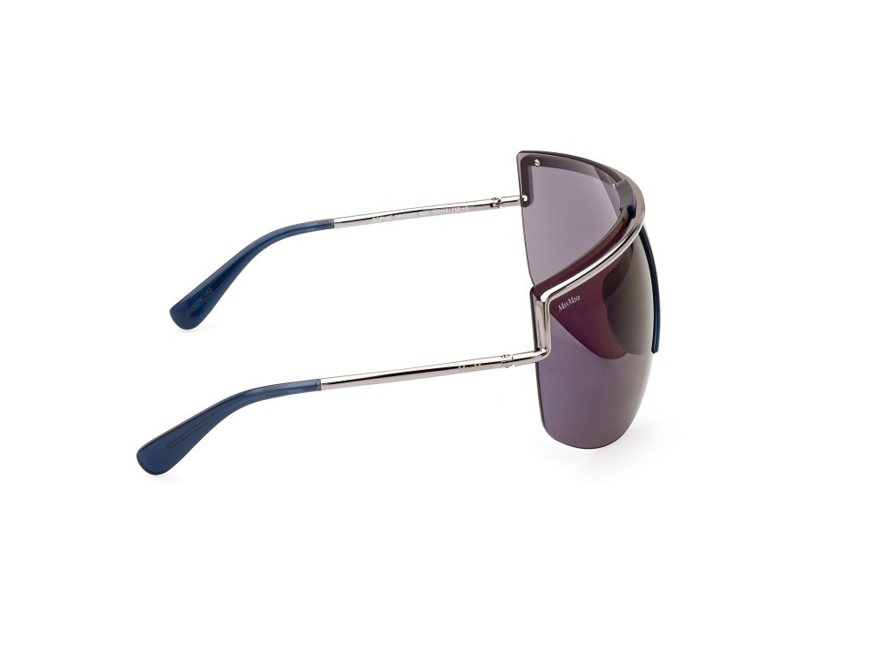 Occhiali da sole MaxMara Sophie MM0050 (90X) colore blu lucido forma mask lenti blu specchiato
