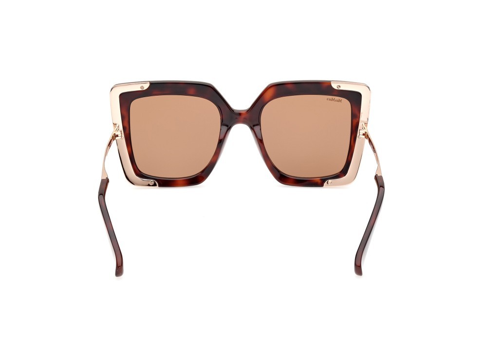 Sonnenbrillen MaxMara Design4 MM0051 (54S) farbe avana rossa form cat-eye gläser bordeaux