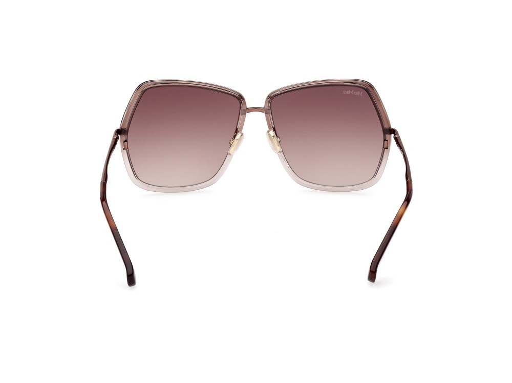 Sonnenbrillen MaxMara Elsa3 MM0054 (48F) farbe marrone scuro lucido form geometrisch gläser marrone grad.