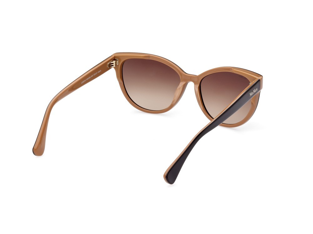 Sonnenbrillen MaxMara Logo13 MM0058 (50F) farbe marrone scuro / altro form rund gläser marrone grad.
