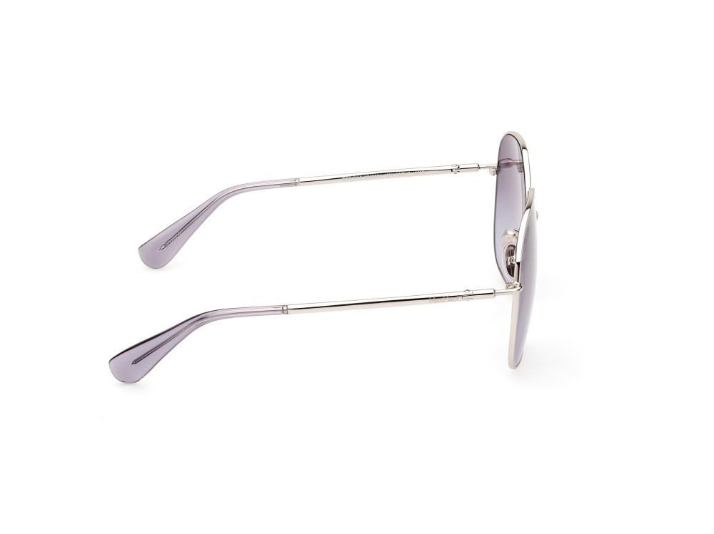 Sonnenbrillen MaxMara Design5 MM0061 (16W) farbe palladio lucido form geometrisch gläser blu grad.