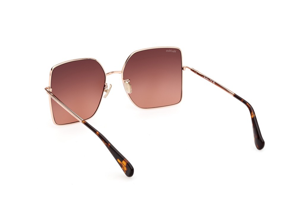 Sonnenbrillen MaxMara Design6 MM0062-H (50F) farbe marrone scuro / altro form schmetterling gläser marrone grad.