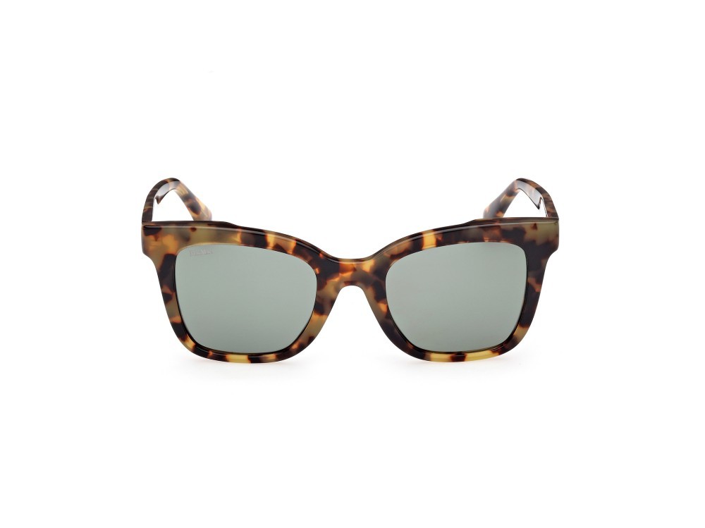 Sonnenbrillen MaxMara Lee2 MM0067 (55N) farbe avana colorata form quadratisch gläser verde