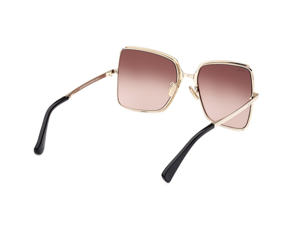 Sonnenbrillen MaxMara Weho MM0070-H (32F) farbe oro form quadratisch gläser marrone grad.