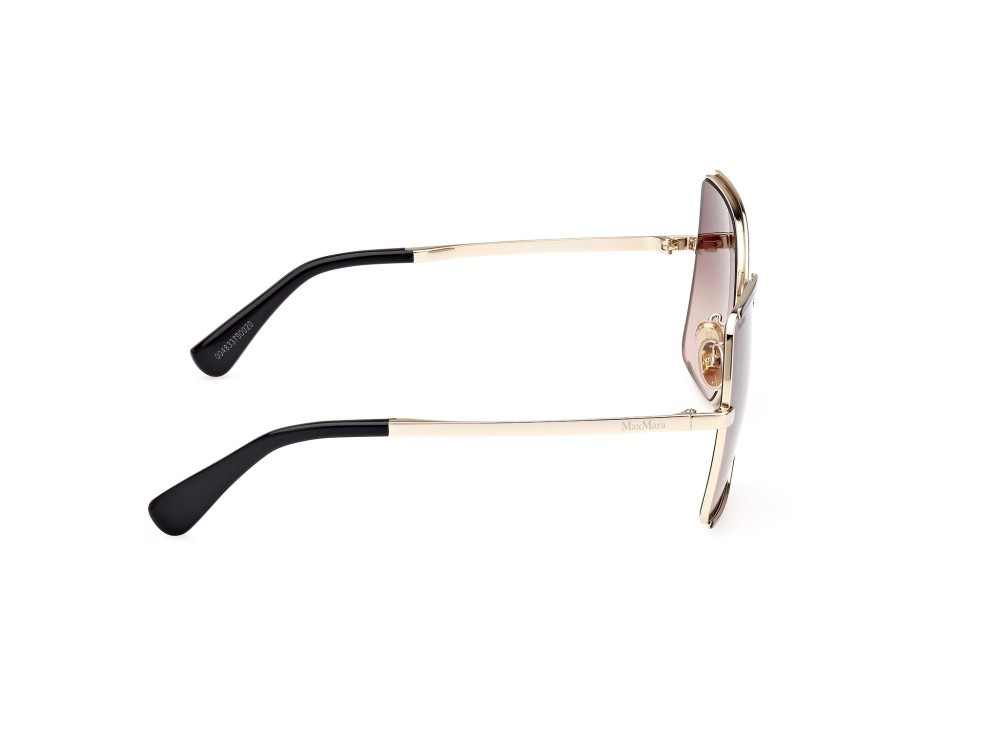 Sonnenbrillen MaxMara Weho MM0070-H (32F) farbe oro form quadratisch gläser marrone grad.