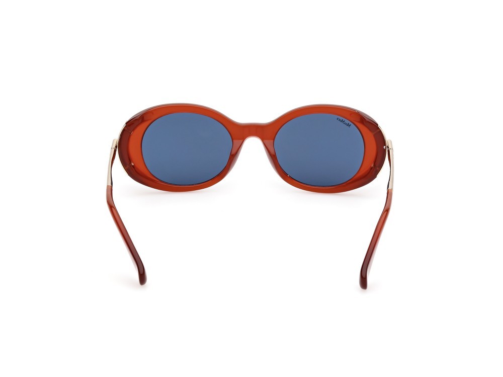Sonnenbrillen MaxMara Malibu10 MM0080 (68V) farbe rosso / altro form rund gläser blu
