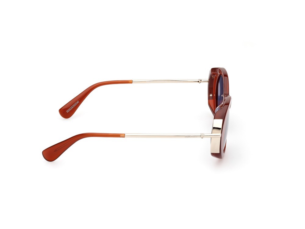 Sonnenbrillen MaxMara Malibu10 MM0080 (68V) farbe rosso / altro form rund gläser blu
