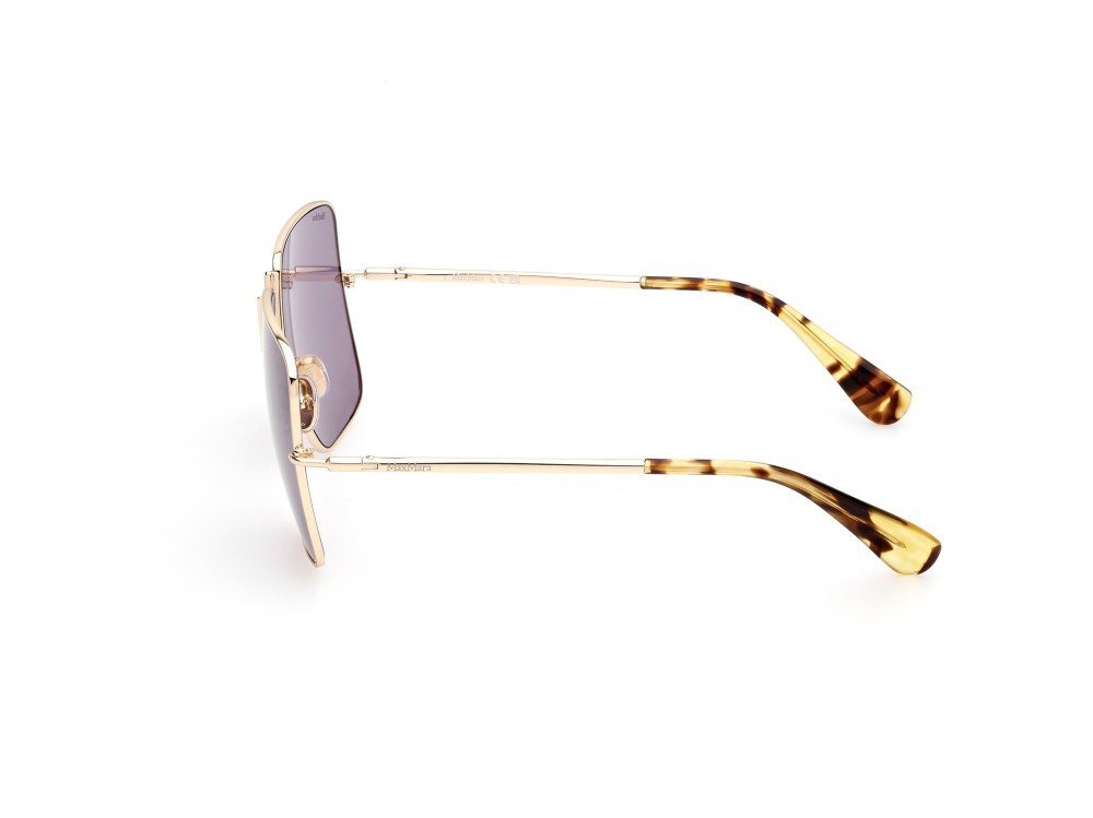 Sonnenbrillen MaxMara Design9 MM0082 (32Y) farbe oro  form aviator gläser viola