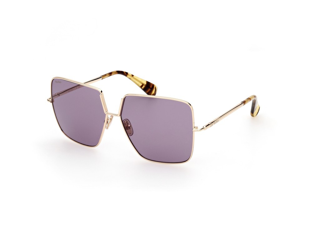 Sonnenbrillen MaxMara Design9 MM0082 (32Y) farbe oro  form aviator gläser viola