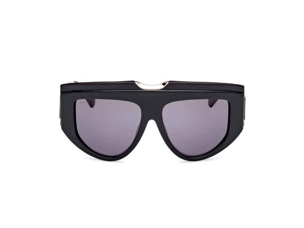 Sonnenbrillen MaxMara Orsola MM0083 (01A) farbe nero lucido form maske gläser fumo