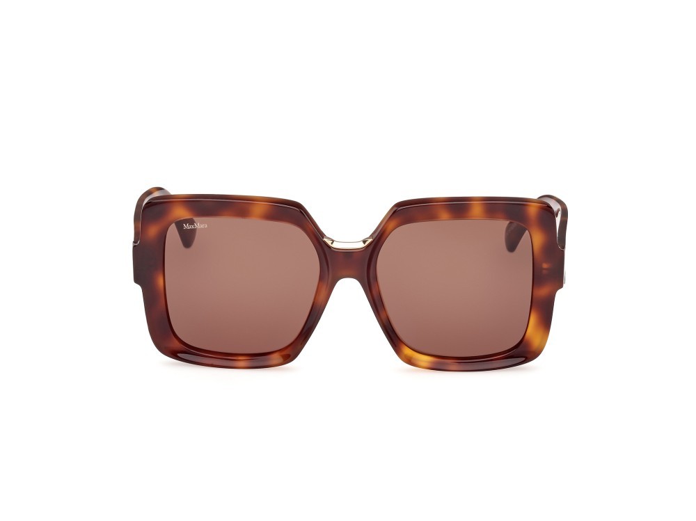 Sonnenbrillen MaxMara Ernest MM0088 (52E) farbe avana scura form quadratisch gläser marrone