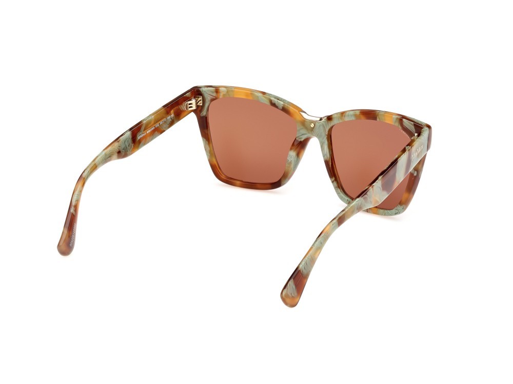 Sonnenbrillen MaxMara Spark3 MM0089 (55E) farbe avana colorata form rechteckig gläser marrone 