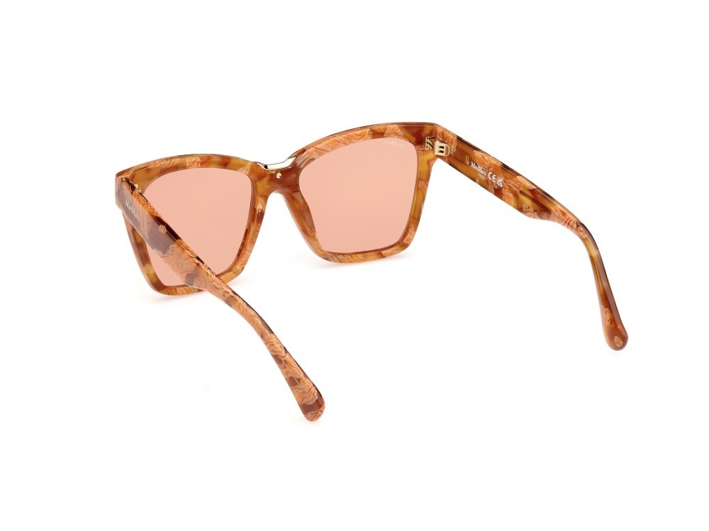Sonnenbrillen MaxMara Spark3 MM0089 (56E) farbe avana colorata form rechteckig gläser marrone 