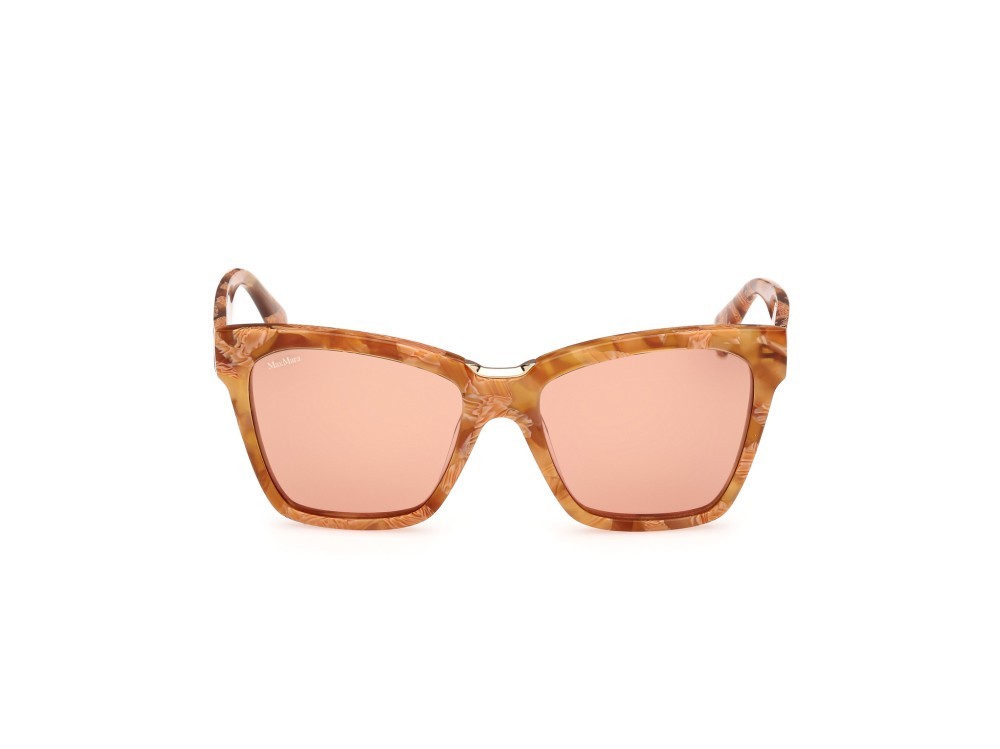 Sonnenbrillen MaxMara Spark3 MM0089 (56E) farbe avana colorata form rechteckig gläser marrone 