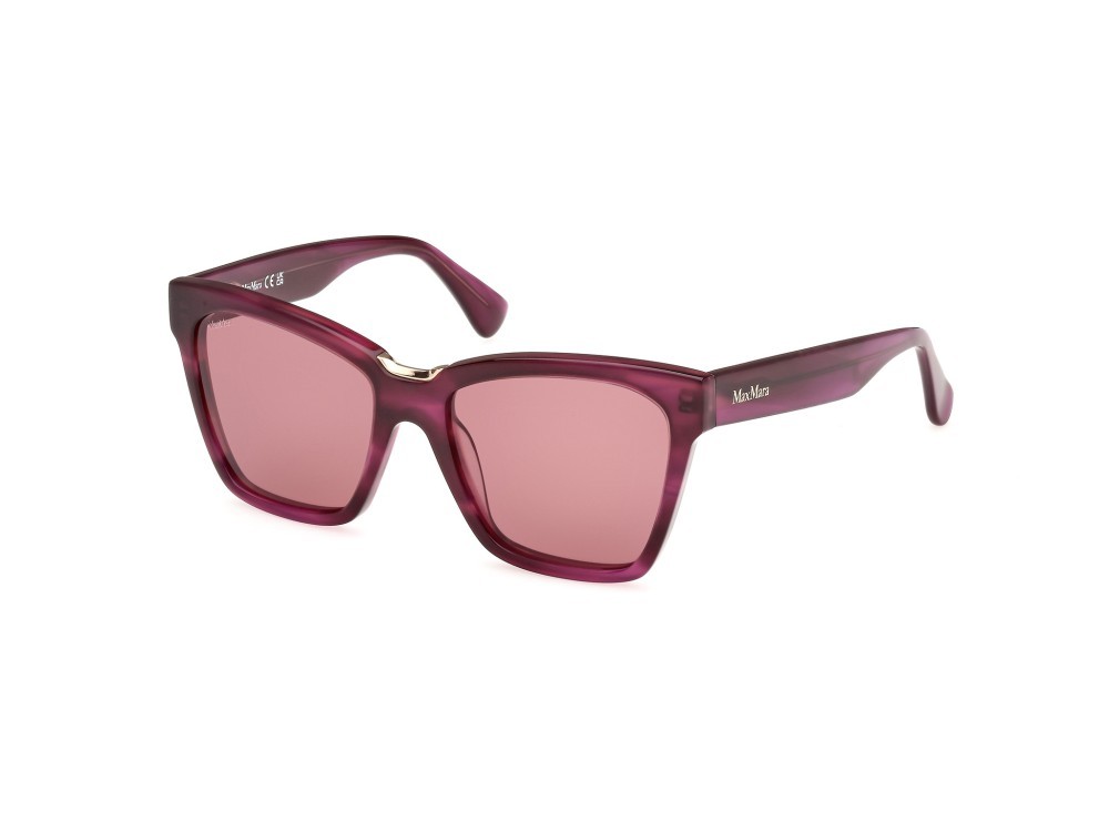Sonnenbrillen MaxMara Spark3 MM0089 (83Y) farbe viola striato form rechteckig gläser viola